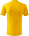 Levné tričko klasické, žlutá