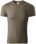 Levné tričko lehké s krátkým rukávem, army