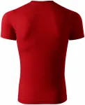 Levné tričko lehké s krátkým rukávem, červená