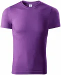 Levné tričko lehké s krátkým rukávem, fialová
