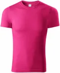 Levné tričko lehké s krátkým rukávem, purpurová