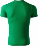 Levné tričko lehké s krátkým rukávem, trávově zelená