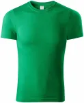 Levné tričko lehké s krátkým rukávem, trávově zelená
