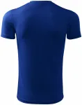 Levné tričko s asymetrickým průkrčníkem, kráľovská modrá