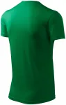 Levné tričko s asymetrickým průkrčníkem, trávově zelená