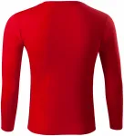 Levné tričko s dlouhým rukávem,  lehčí, červená
