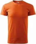 Levné tričko vyšší gramáže unisex, oranžová