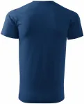 Levné tričko vyšší gramáže unisex, půlnoční modrá